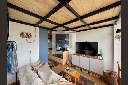 Sala  de apartamento à venda com 1 quarto, 30m² em Jardim das Acacias, São Paulo