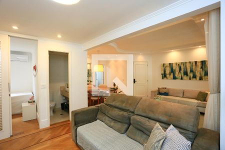 Sala  de apartamento à venda com 3 quartos, 98m² em Vila Andrade, São Paulo