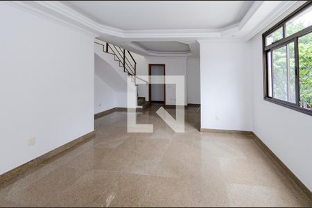 Sala de apartamento à venda com 3 quartos, 194m² em Sion, Belo Horizonte