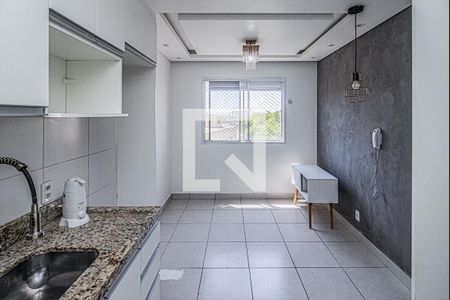 sala, cozinha e área de serviço compartilhadas_2 de apartamento para alugar com 2 quartos, 35m² em Sacoma, São Paulo