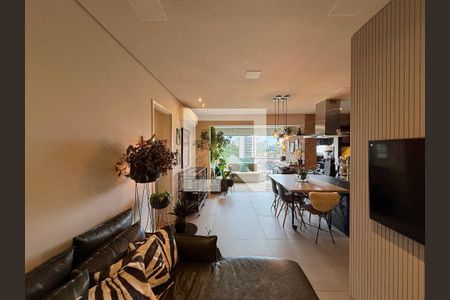 Sala de apartamento para alugar com 3 quartos, 92m² em Brooklin, São Paulo