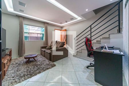 Sala de casa à venda com 2 quartos, 77m² em Vila Francisco Matarazzo, Santo André