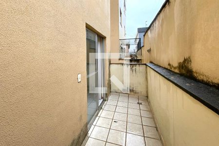 Varanda da Sala de apartamento para alugar com 2 quartos, 96m² em Sagrada Família, Belo Horizonte