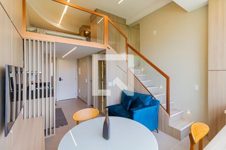 Sala/Cozinha de kitnet/studio para alugar com 1 quarto, 30m² em Jardim das Acacias, São Paulo