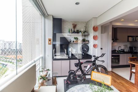 Varanda gourmet de apartamento à venda com 3 quartos, 94m² em Alphaville, Santana de Parnaíba