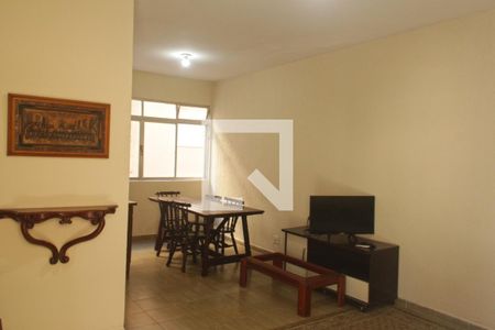 Sala de apartamento para alugar com 1 quarto, 55m² em Boqueirão, Santos