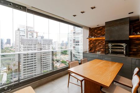 Varanda de apartamento à venda com 2 quartos, 83m² em Brooklin, São Paulo