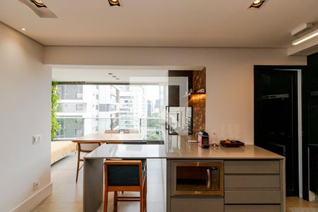 Sala de apartamento à venda com 2 quartos, 83m² em Brooklin, São Paulo