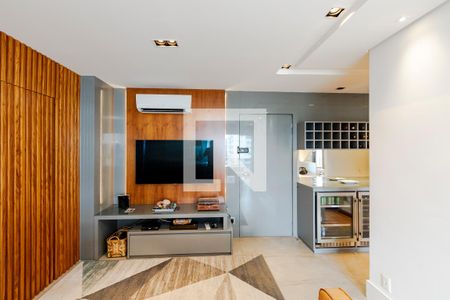 Sala de apartamento à venda com 2 quartos, 83m² em Brooklin, São Paulo