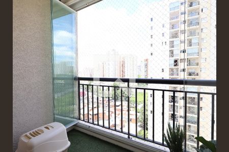 Varanda da Sala de apartamento para alugar com 2 quartos, 64m² em Jardim Caboré, São Paulo