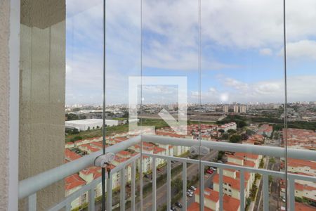 Varanda da Sala de apartamento à venda com 2 quartos, 51m² em Utinga, Santo André