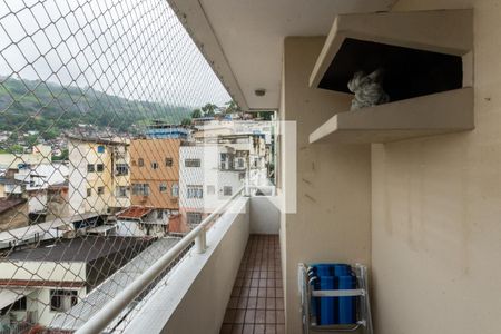 Varanda da Sala de apartamento para alugar com 3 quartos, 137m² em Grajaú, Rio de Janeiro