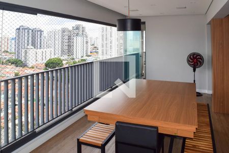 Varanda de apartamento para alugar com 3 quartos, 124m² em Tatuapé, São Paulo