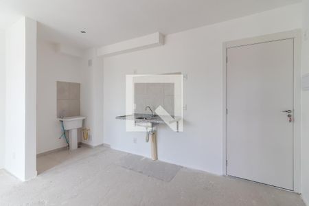 Sala e Cozinha de apartamento à venda com 2 quartos, 38m² em Vila Hebe, São Paulo