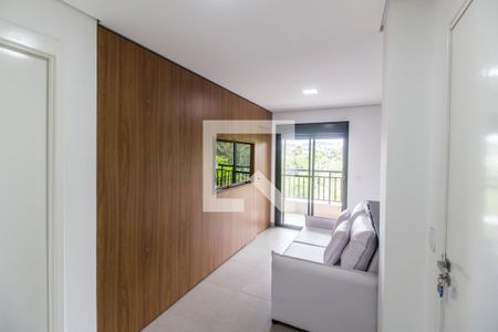 Sala  de apartamento para alugar com 1 quarto, 48m² em Empresarial 18 do Forte, Barueri