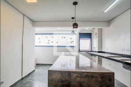 Sala/Cozinha de apartamento à venda com 2 quartos, 40m² em Jardim Cristiane, Santo André