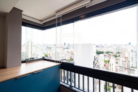 Varanda de apartamento à venda com 2 quartos, 20m² em Bela Vista, São Paulo