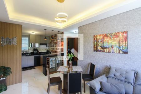 Sala de apartamento à venda com 2 quartos, 50m² em Letícia, Belo Horizonte