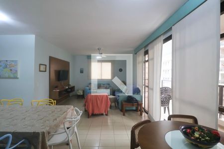 Sala de apartamento para alugar com 3 quartos, 141m² em Barra Funda, Guarujá