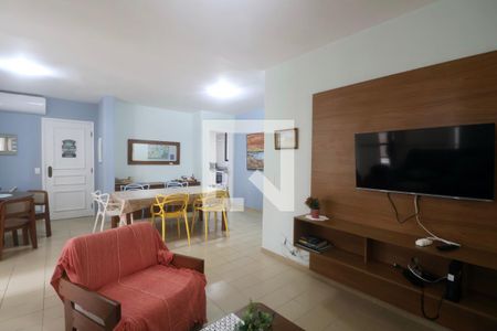 Sala de apartamento para alugar com 3 quartos, 141m² em Barra Funda, Guarujá