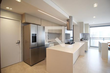 Cozinha de apartamento à venda com 3 quartos, 117m² em Indianópolis, São Paulo