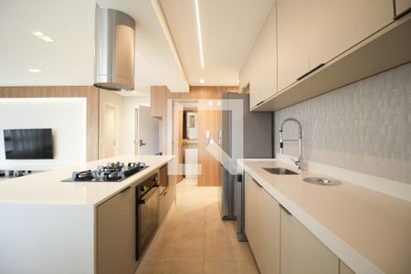 Cozinha de apartamento à venda com 3 quartos, 117m² em Indianópolis, São Paulo
