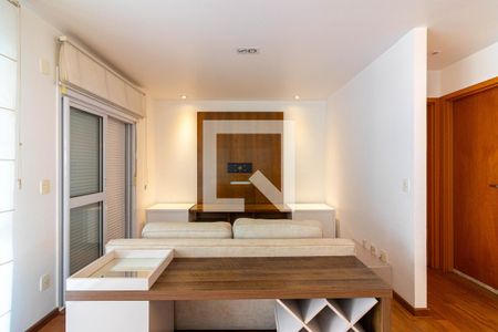 Sala de apartamento para alugar com 3 quartos, 129m² em Vila Olímpia, São Paulo