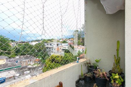 Varanda da Sala  de apartamento à venda com 2 quartos, 48m² em Vila Carmosina, São Paulo