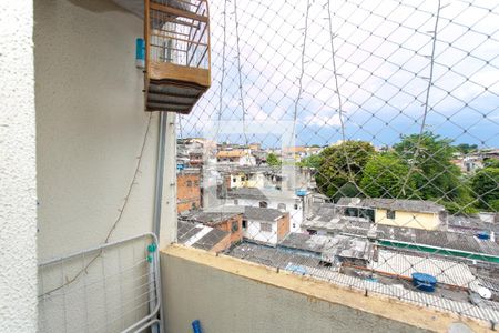 Varanda da Sala  de apartamento à venda com 2 quartos, 48m² em Vila Carmosina, São Paulo
