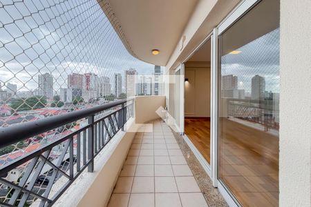Varanda da Sala de apartamento à venda com 3 quartos, 125m² em Vila Mariana, São Paulo