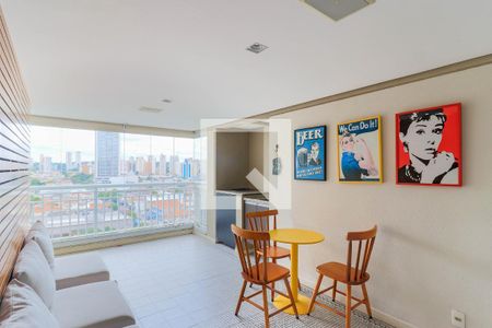 Varanda Gourmet de apartamento à venda com 2 quartos, 112m² em Chácara Santo Antônio, São Paulo