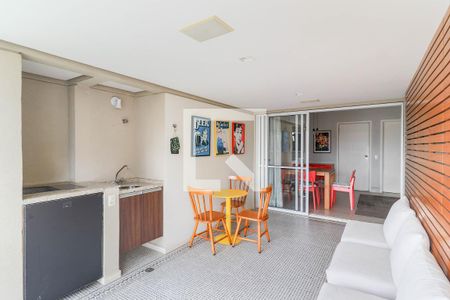 Varanda Gourmet de apartamento à venda com 2 quartos, 112m² em Chácara Santo Antônio, São Paulo