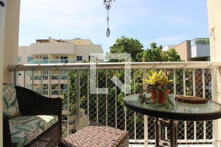 Sala - Varanda de apartamento para alugar com 3 quartos, 74m² em Pechincha, Rio de Janeiro