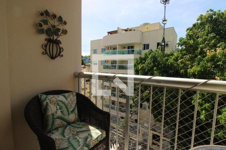 Sala - Varanda de apartamento para alugar com 3 quartos, 74m² em Pechincha, Rio de Janeiro
