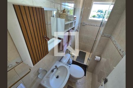 Banheiro  de apartamento à venda com 1 quarto, 45m² em Recreio dos Bandeirantes, Rio de Janeiro