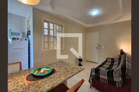 Sala  de apartamento à venda com 1 quarto, 45m² em Recreio dos Bandeirantes, Rio de Janeiro