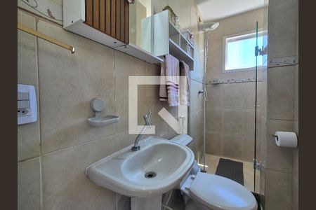 Banheiro  de apartamento à venda com 1 quarto, 45m² em Recreio dos Bandeirantes, Rio de Janeiro