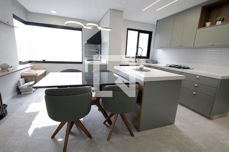 Sala / Cozinha / Gourmet de casa à venda com 2 quartos, 97m² em Parque Erasmo Assunção, Santo André