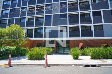 Fachada de apartamento para alugar com 1 quarto, 29m² em Boa Vista, Porto Alegre
