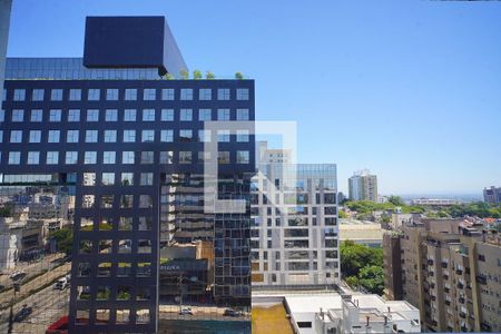 Sala_Cozinha _Vista  de kitnet/studio à venda com 1 quarto, 29m² em Boa Vista, Porto Alegre