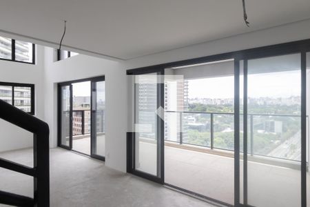 Sala de apartamento à venda com 2 quartos, 104m² em Indianópolis, São Paulo