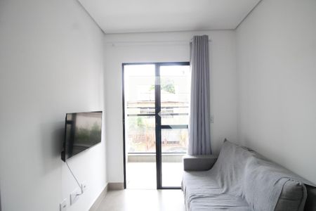 Sala/Cozinha - Varanda de apartamento para alugar com 2 quartos, 38m² em Vila Invernada, São Paulo