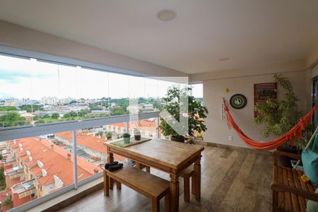 Varanda Gourmet de apartamento à venda com 3 quartos, 124m² em Jardim Sao Caetano, São Caetano do Sul