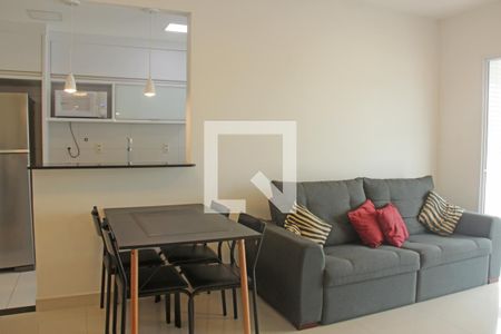Sala de apartamento para alugar com 1 quarto, 58m² em Embaré, Santos