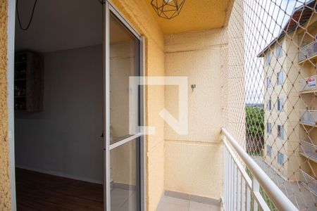 Varanda da Sala  de apartamento para alugar com 2 quartos, 50m² em Jardim Tatiana, Votorantim