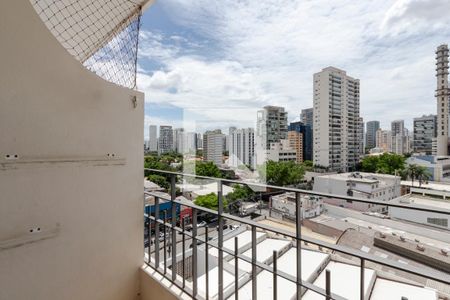 Varanda de apartamento à venda com 1 quarto, 64m² em Jardim das Acacias, São Paulo