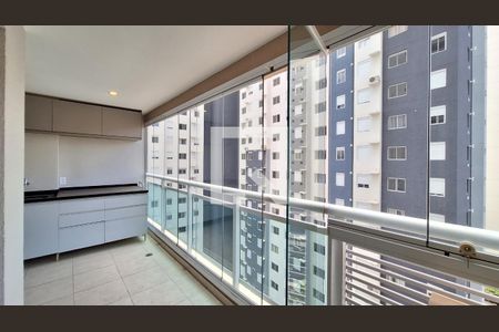 Varanda e Área de serviço de apartamento para alugar com 1 quarto, 33m² em Barra Funda, São Paulo