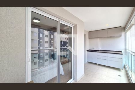 Varanda e Área de serviço de apartamento para alugar com 1 quarto, 33m² em Barra Funda, São Paulo