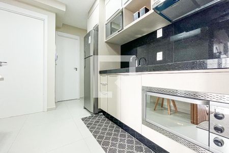 Sala/Cozinha de apartamento para alugar com 1 quarto, 35m² em Barra Funda, São Paulo