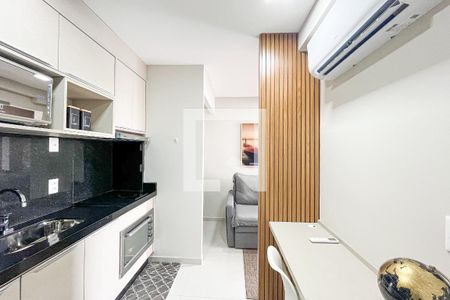 Sala/Cozinha de apartamento para alugar com 1 quarto, 35m² em Barra Funda, São Paulo